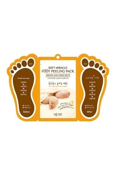 Miracle Foot Peeling Pack - Mjcare Çorap Tipi Ayak Peeling Maskesi ürün görseli 1