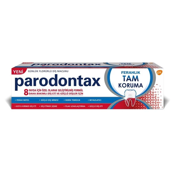 Parodontax Florürlü Diş Macunu Ferahlık Tam Koruma 80 gr ürün görseli 1