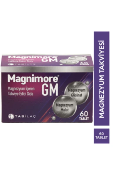STD Magnimore Gm 60 Tablet Magnezyum Takviyesi ( TEKLİDİR ) ürün görseli 1