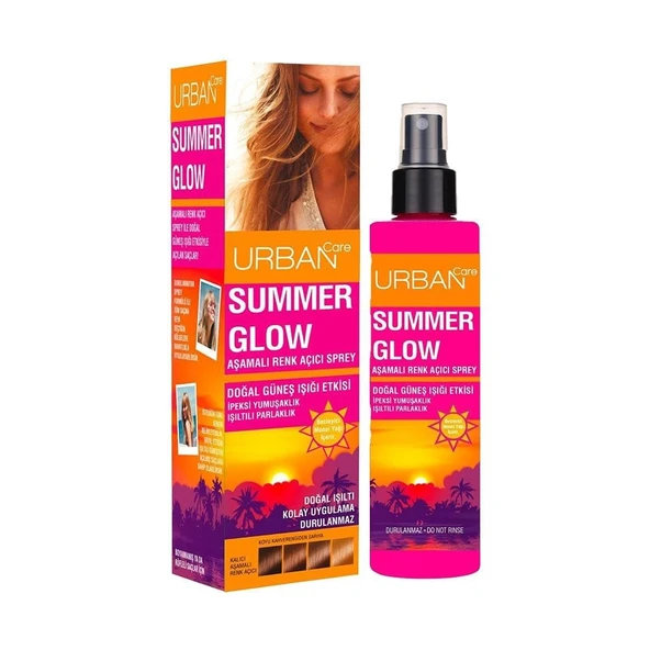 Summer Glow Aşamalı Renk Açıcı Sprey 150 Ml.. _urban-sprey-008 ürün görseli 1
