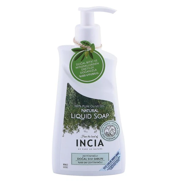 INCIA Zeytinyağlı Doğal Sıvı Sabun 250 ml ürün görseli 1