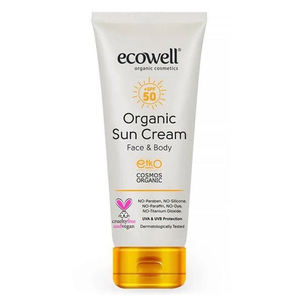 Ecowell Organik Güneş Kremi Spf 50 110 gr ürün görseli 1
