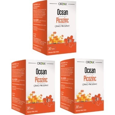 Picozinc Çinko Pikolinat 30 Tablet X3 Adet ürün görseli 1
