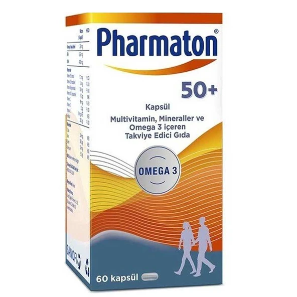 Pharmaton 50 Plus 60 Kapsül ürün görseli 1