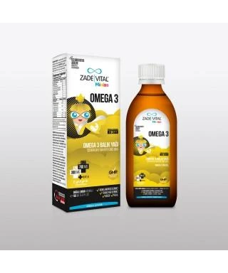 Zade Vital Miniza Omega 3 - Balık Yağı İçeren Sıvı Takviye Edici Gıda 150 ml ürün görseli 1