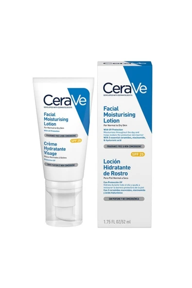 Facial Moisturising Lotion Normal & Kuruya Dönük Ciltler Için Spf25 52 ml ürün görseli 1