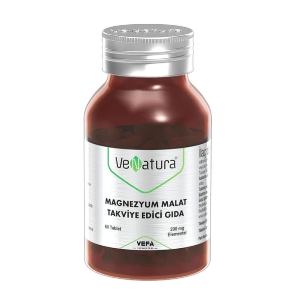 VeNatura Magnezyum Malat Takviye Edici Gıda 60 Tablet ürün görseli 1