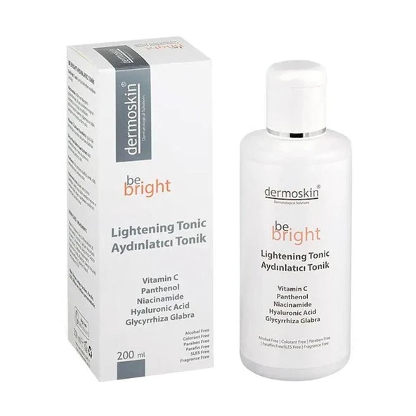 Dermoskin Be Bright Aydınlatıcı Tonik 200 ML - Diş Beyazlatıcı Köpük Hediye ürün görseli 1