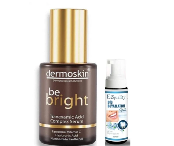 Dermoskin Be Bright Tranexamic Acid Complex Serum 30 ml- Diş Beyazlatıcı Köpük Hediye ürün görseli 1