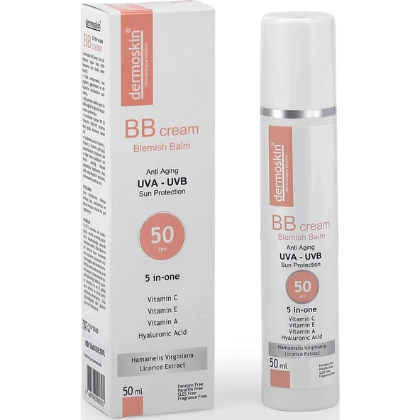 Dermoskin Spf50 BB Cream 50 ml ürün görseli 1