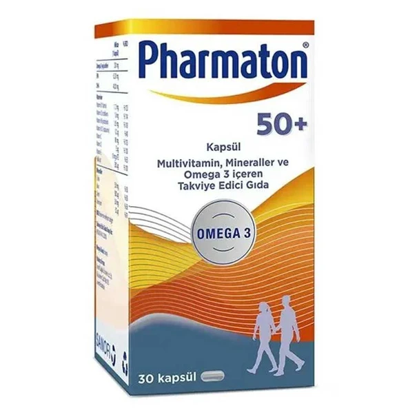 Pharmaton 50 Plus 30 Kapsül ürün görseli 1