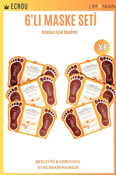 Soyulan Ayak Peeling Maskesi 6 Lı ürün görseli 1