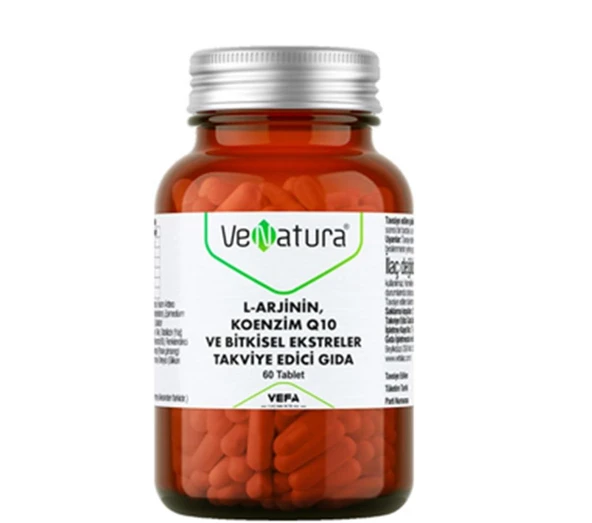 Venatura L-Arjinin Koenzim Q10 ve Bitkisel Ekstreler 60 Kapsül ürün görseli 1
