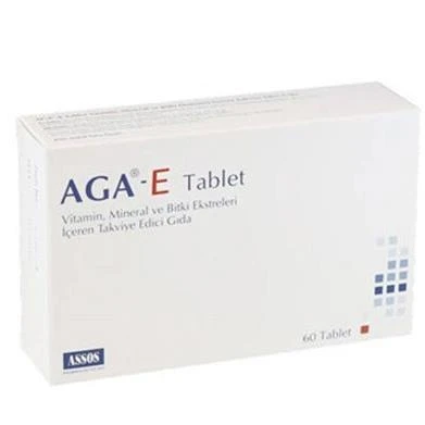 AGA-E Takviye Edici Gıda 60 Tablet ürün görseli 1
