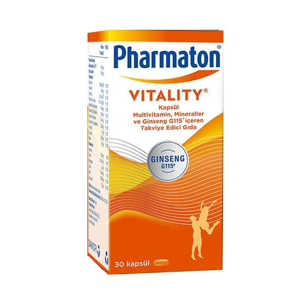 Pharmaton Vitality 30 Kapsül - Takviye Edici Gıda ürün görseli 1