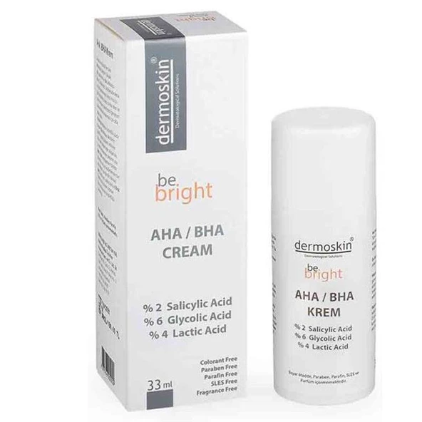 Dermoskin Be Bright AHA BHA Krem 33 ML - Diş Beyazlatıcı Köpük Hediye ürün görseli 1