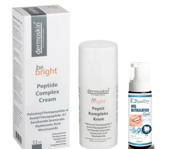 Dermoskin Be Bright Peptide Complex Cream 33 ml - Diş Beyazlatıcı Köpük Hediye ürün görseli 1