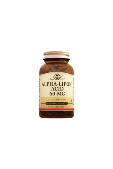 Alpha Lipoic Acid 60 Mg 30 Kapsül ürün görseli 1