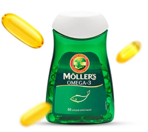 Möller's Omega-3 Takviye Edici Gıda 60 Yumuşak Kapsül ürün görseli 1