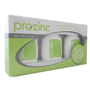 Prozinc 3x300ml (Kuru,kepekli,dökülen,yıpranmış saçlar) Şampuan ürün görseli 1