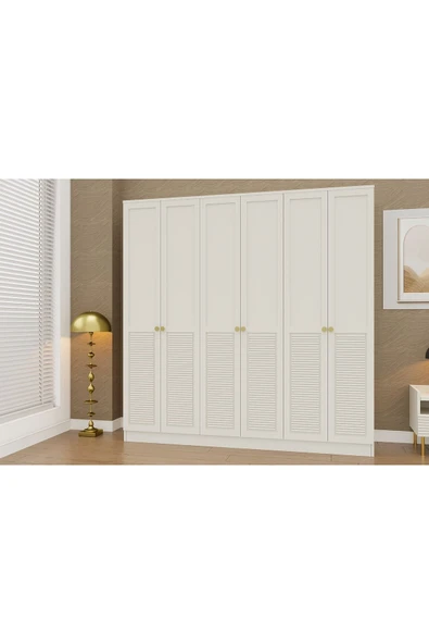 VALENCİA 6 KAPAKLI GARDIROP - Resim 3