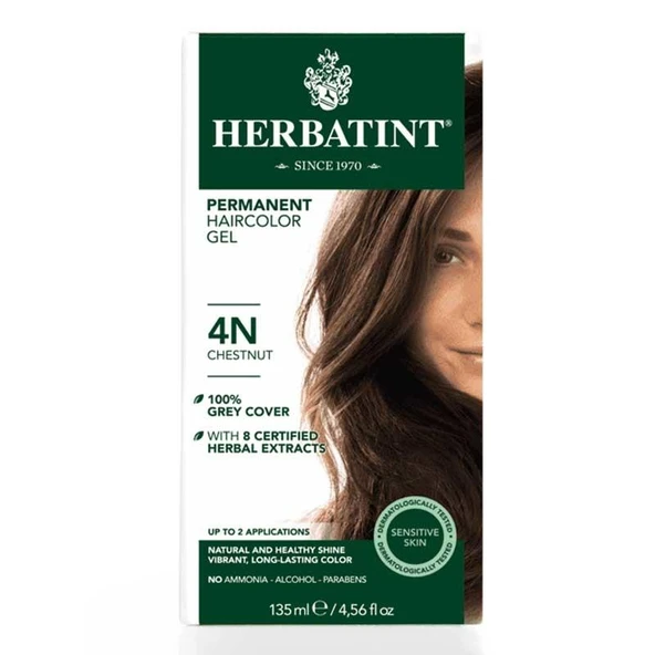 Herbatint Bitkisel Saç Boyası 4N Chatain ürün görseli 1