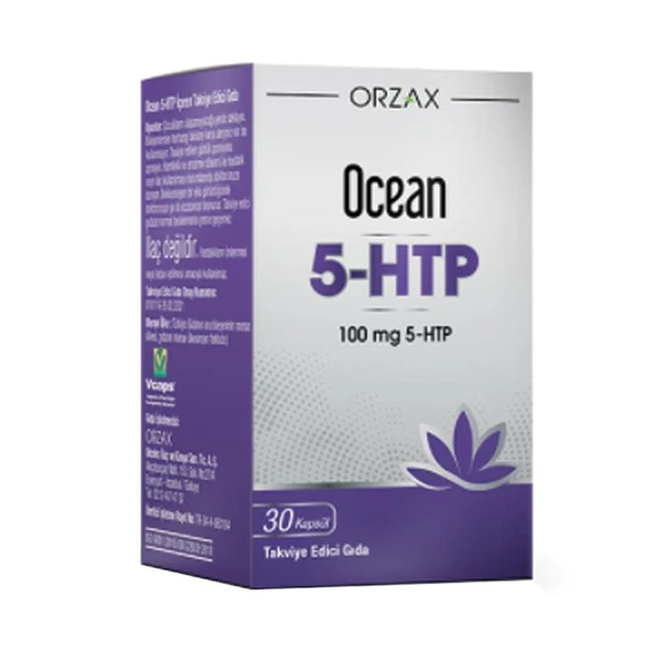 Orzax Ocean 5-HTP Takviye Edici Gıda 30 Kapsül ürün görseli 1