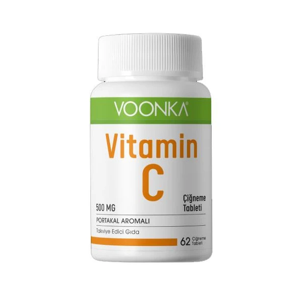Voonka Vitamin C Portakal Aromalı 62 Çiğneme Tableti ürün görseli 1