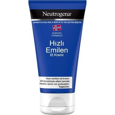Neutrogena Norveç Formülü Hızlı Emilen El Kremi, 75 ml - Diş Beyazlatıcı Köpük Hediye ürün görseli 1