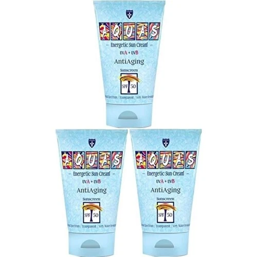 Vivatinell Aquas Anti Aging Güneş Kremi SPF50 100 ml x 3 Adet ürün görseli 1