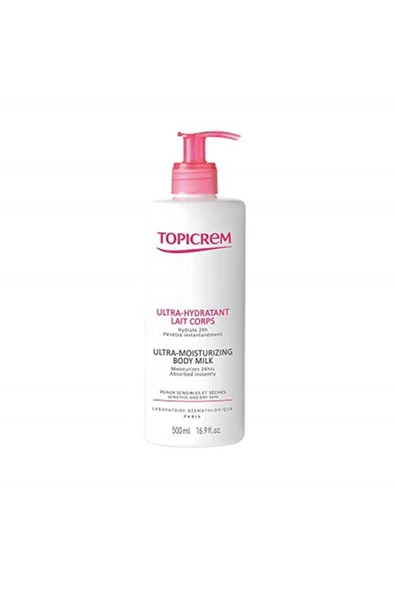 Topicrem Ultra Moisturising body Milk 500ml ürün görseli 1