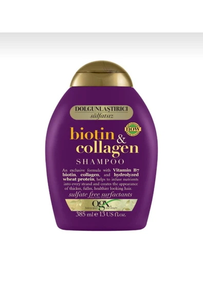 ILLUMİNATİNG-SHİNİNG BIOTIN AND COLLAGEN SHAMPOO FOR THIN HAIR 385 ML DKHAİR695 ürün görseli 1