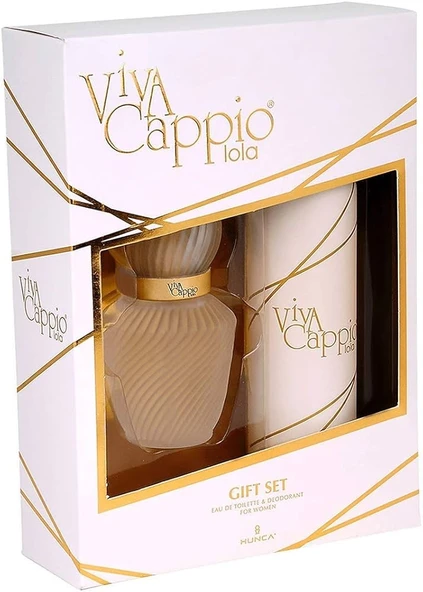 Viva Cappio Lola Kadın Parfüm 60 ml + Deodorant Set 150 ml - Diş Beyazlatıcı Köpük Hediye ürün görseli 1