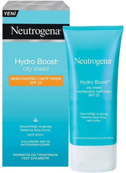 Neutrogena Hydro Boost City Shield Nemlendirici Hafif Krem Spf25, 50 ml ürün görseli 1