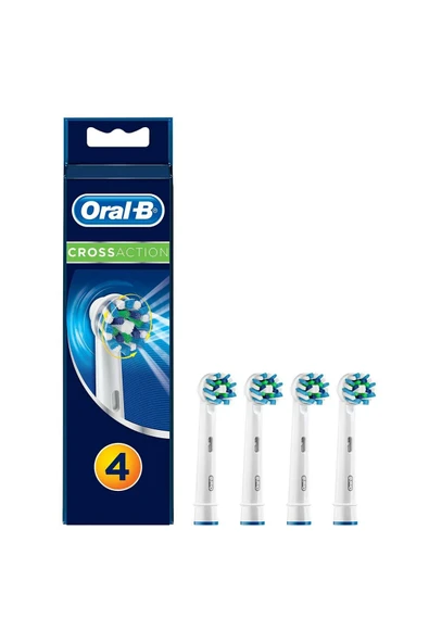 Oral-B Diş Fırçası Yedek Başlığı Cross Action 4 Adet ürün görseli 1
