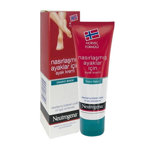 Neutrogena Norveç Formülü Nasırlaşmış Ayaklar Için Ayak Kremi, 50 ml -  Diş Beyazlatıcı Köpük Hediye ürün görseli 1