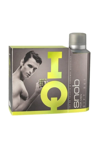 Iq Yeşil Erkek Parfüm Seti 100 ml Edt + 150 ml Snop Deodorant ürün görseli 1