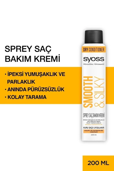Smooth & Silky Spray Super Hair Care Cream GKÜRN499 ürün görseli 1