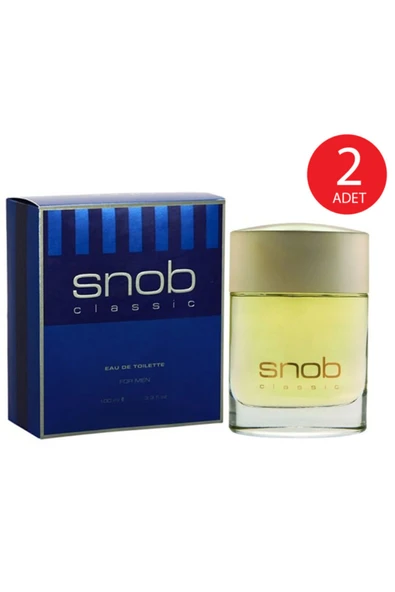 Klasik Erkek Parfüm Edt 100ml 2li ürün görseli 1