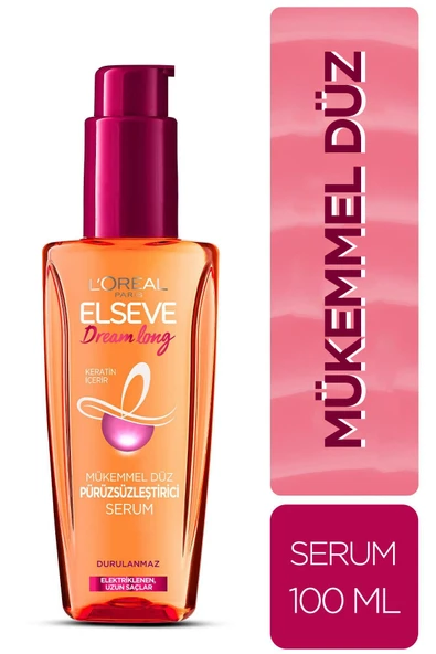 Elseve Saç Serumu Dream Long Mükemmel Düz Pürüzsüzleştirici Serum 100 ml ürün görseli 1