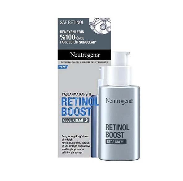 Neutrogena Retinol Boost Yaşlanma Karşıtı Gece Kremi 50 ML ürün görseli 1