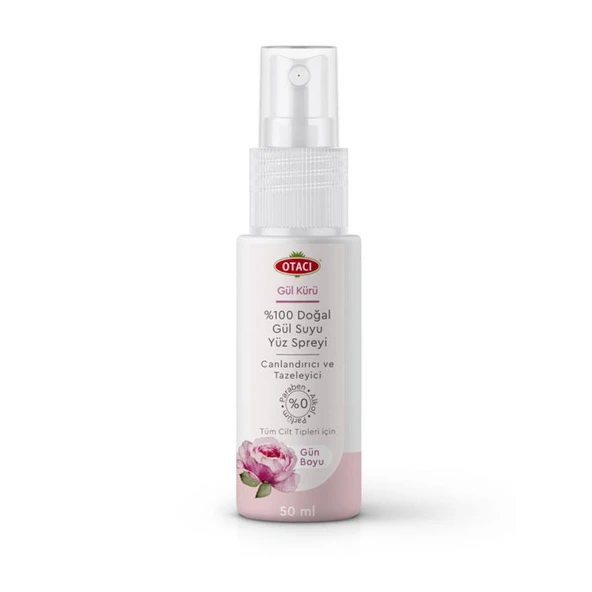 Otacı Doğal Gül Suyu Yüz Spreyi Tonik 50 ml ürün görseli 1