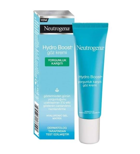 Neutrogena Hydro Boost Yorgunluk Karşıtı Göz Kremi, 15 ml - Diş Beyazlatıcı Köpük Hediye ürün görseli 1