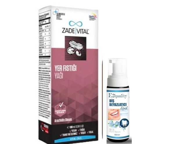 Zade Vital Yer Fıstığı Yağı 150 ml -  Diş Beyazlatıcı Köpük Hediye ürün görseli 1