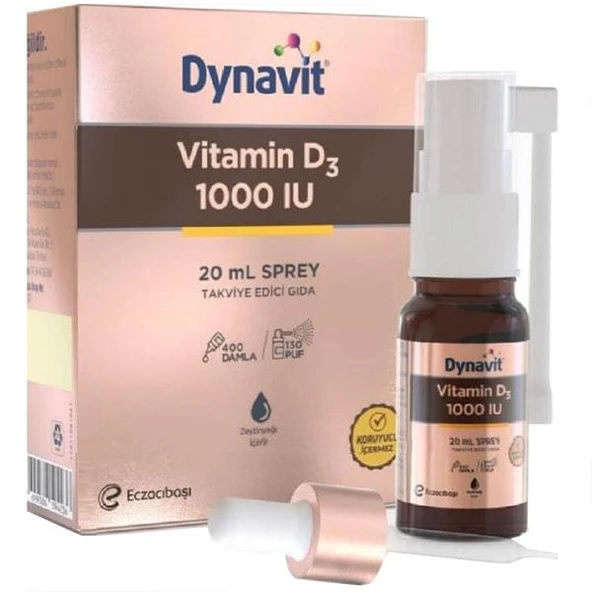 Dynavit Vitamin D3 1000 IU Sprey 20 ML ürün görseli 1