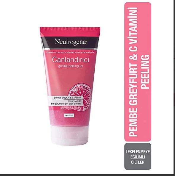 Neutrogena Peeling Jel Pembe Greyfurt ve C Vitamini 150 ml ürün görseli 1
