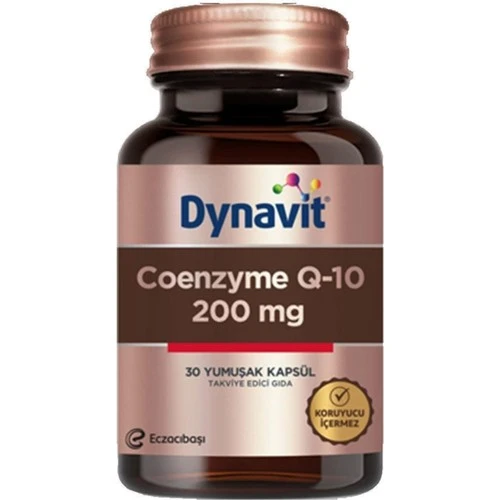 Dynavit Coenzyme Q10 200 Mg 30 Yumuşak Kapsül 200 Mg ürün görseli 1