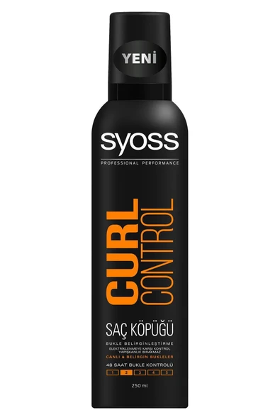 Syoss Curl Control- Bukle Belirginleştirici Köpük 250 Ml ürün görseli 1