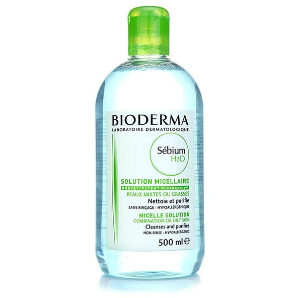 Bioderma Sebium H2O Yüz ve Makyaj Temizleme Suyu 500 ml ürün görseli 1