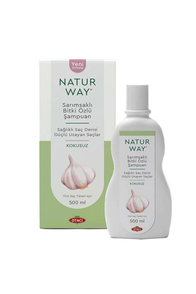 Naturway Sarımsaklı Şampuan Kokusuz 500ml ürün görseli 1